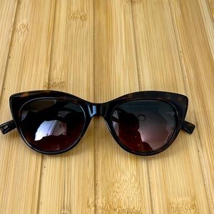 Warby Parker Tilley cognac tortoise sunglasses